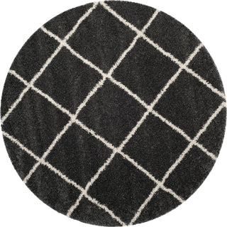 Safavieh Hudson Shag SGH281G Dark Grey/Ivory Area Rug 