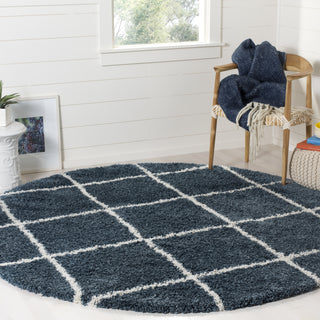 Safavieh Hudson Shag SGH281L Slate Blue/Ivory Area Rug 