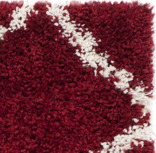 Safavieh Hudson Shag SGH281R Red/Ivory Area Rug 