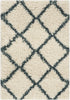 Safavieh Hudson Shag SGH281T Ivory/Slate Blue Area Rug 
