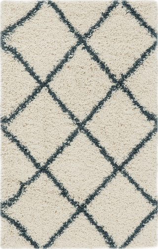 Safavieh Hudson Shag SGH281T Ivory/Slate Blue Area Rug 