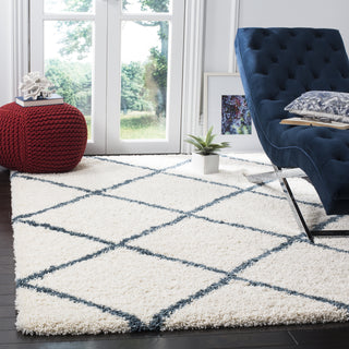 Safavieh Hudson Shag SGH281T Ivory/Slate Blue Area Rug 