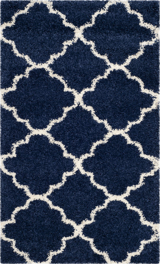 Safavieh Hudson Shag SGH282C Navy/Ivory Area Rug 