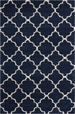 Safavieh Hudson Shag SGH282C Navy/Ivory Area Rug main image