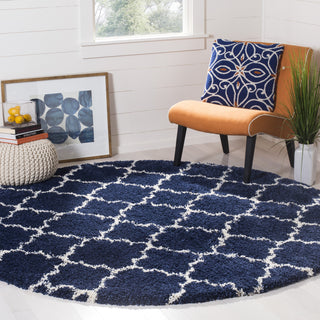 Safavieh Hudson Shag SGH282C Navy/Ivory Area Rug 