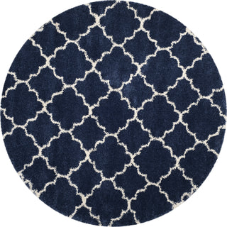 Safavieh Hudson Shag SGH282C Navy/Ivory Area Rug 