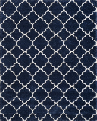 Safavieh Hudson Shag SGH282C Navy/Ivory Area Rug 