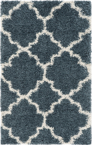 Safavieh Hudson Shag SGH282L Slate Blue/Ivory Area Rug 