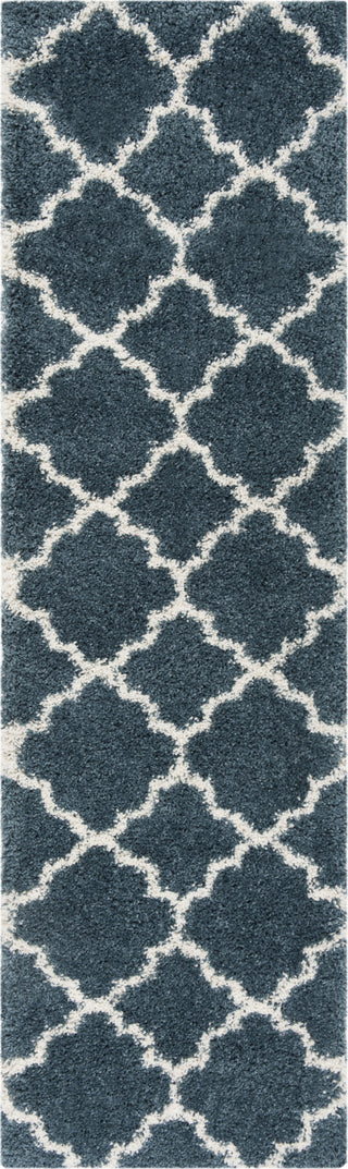 Safavieh Hudson Shag SGH282L Slate Blue/Ivory Area Rug 