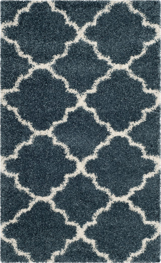 Safavieh Hudson Shag SGH282L Slate Blue/Ivory Area Rug 