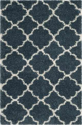 Safavieh Hudson Shag SGH282L Slate Blue/Ivory Area Rug 