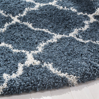 Safavieh Hudson Shag SGH282L Slate Blue/Ivory Area Rug 