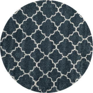 Safavieh Hudson Shag SGH282L Slate Blue/Ivory Area Rug 