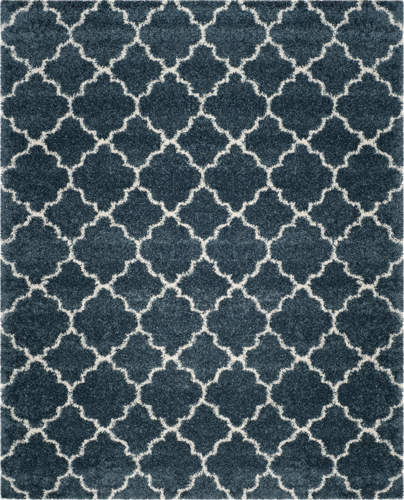 Safavieh Hudson Shag SGH282L Slate Blue/Ivory Area Rug main image