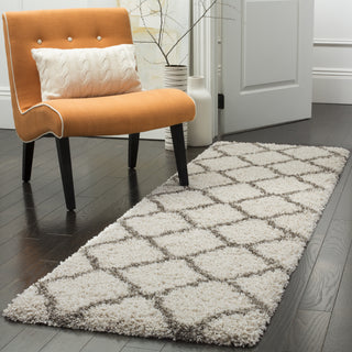 Safavieh Hudson Shag SGH283A Ivory/Grey Area Rug 