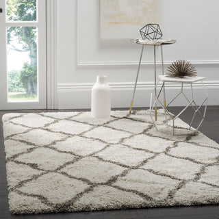 Safavieh Hudson Shag SGH283A Ivory/Grey Area Rug  Feature