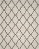 Safavieh Hudson Shag SGH283A Ivory/Grey Area Rug 