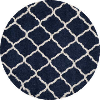 Safavieh Hudson Shag SGH283C Navy/Ivory Area Rug 