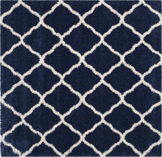 Safavieh Hudson Shag SGH283C Navy/Ivory Area Rug 