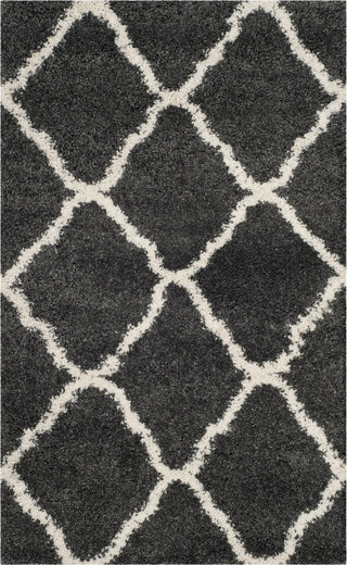 Safavieh Hudson Shag SGH283G Dark Grey/Ivory Area Rug 