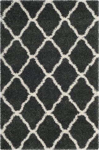 Safavieh Hudson Shag SGH283G Dark Grey/Ivory Area Rug 