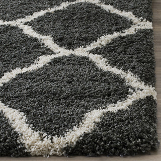 Safavieh Hudson Shag SGH283G Dark Grey/Ivory Area Rug 