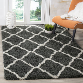 Safavieh Hudson Shag SGH283G Dark Grey/Ivory Area Rug  Feature