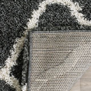 Safavieh Hudson Shag SGH283G Dark Grey/Ivory Area Rug 