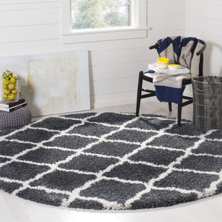 Safavieh Hudson Shag SGH283G Dark Grey/Ivory Area Rug 