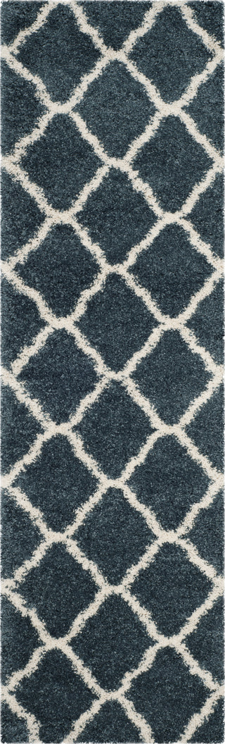 Safavieh Hudson Shag SGH283L Slate Blue/Ivory Area Rug 