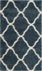 Safavieh Hudson Shag SGH283L Slate Blue/Ivory Area Rug 
