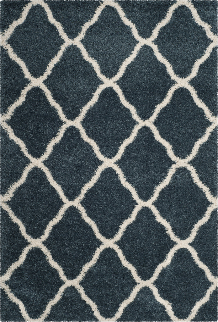 Safavieh Hudson Shag SGH283L Slate Blue/Ivory Area Rug main image