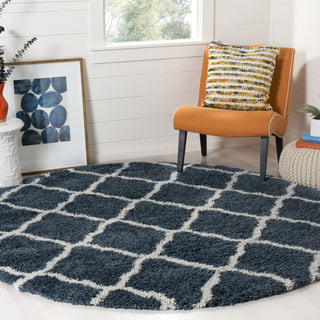 Safavieh Hudson Shag SGH283L Slate Blue/Ivory Area Rug 