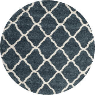 Safavieh Hudson Shag SGH283L Slate Blue/Ivory Area Rug 