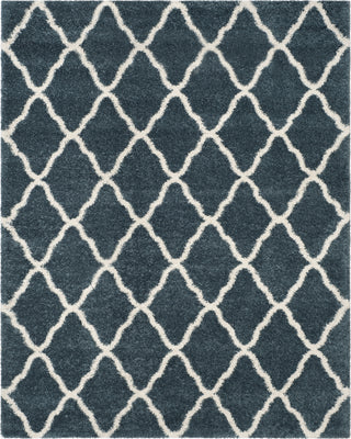 Safavieh Hudson Shag SGH283L Slate Blue/Ivory Area Rug 