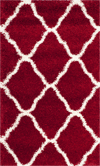 Safavieh Hudson Shag SGH283R Red/Ivory Area Rug 