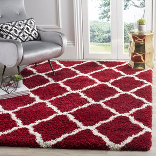 Safavieh Hudson Shag SGH283R Red/Ivory Area Rug  Feature