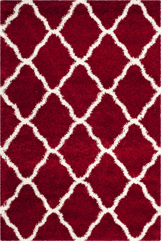 Safavieh Hudson Shag SGH283R Red/Ivory Area Rug main image