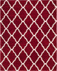 Safavieh Hudson Shag SGH283R Red/Ivory Area Rug 