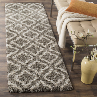 Safavieh Hudson Shag SGH284B Grey/Ivory Area Rug 