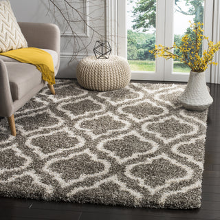 Safavieh Hudson Shag SGH284B Grey/Ivory Area Rug 