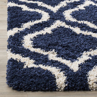 Safavieh Hudson Shag SGH284C Navy/Ivory Area Rug 