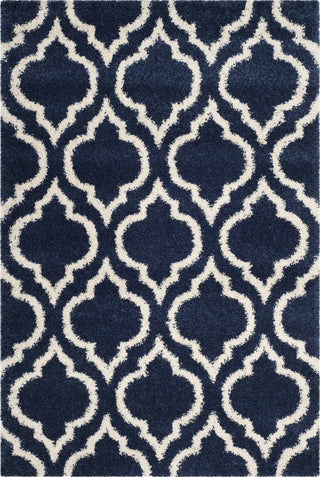 Safavieh Hudson Shag SGH284C Navy/Ivory Area Rug main image