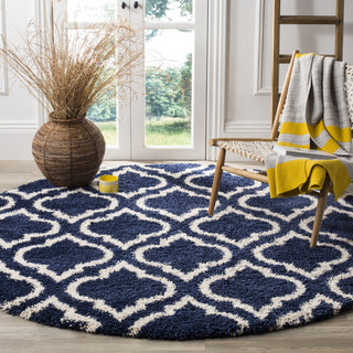 Safavieh Hudson Shag SGH284C Navy/Ivory Area Rug 