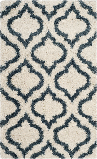 Safavieh Hudson Shag SGH284T Ivory/Slate Blue Area Rug 