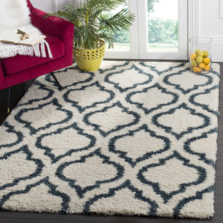 Safavieh Hudson Shag SGH284T Ivory/Slate Blue Area Rug  Feature