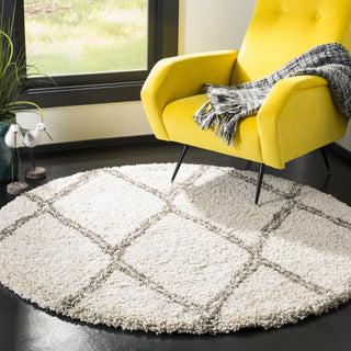 Safavieh Hudson Shag SGH329A Ivory/Grey Area Rug 