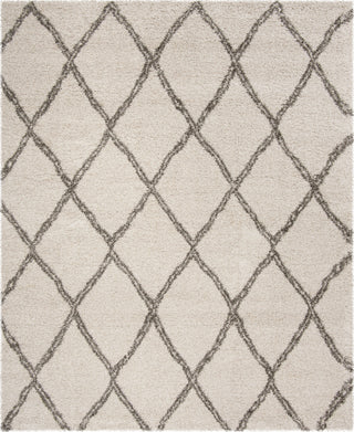 Safavieh Hudson Shag SGH329A Ivory/Grey Area Rug 