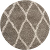 Safavieh Hudson Shag SGH329B Grey/Ivory Area Rug 