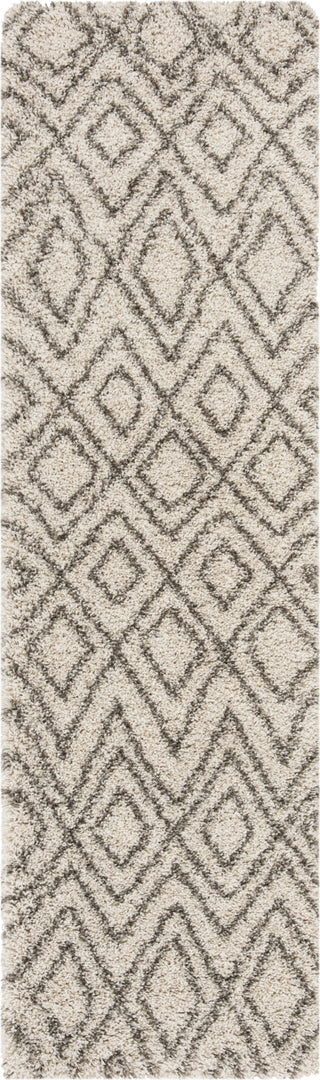 Safavieh Hudson Shag SGH332A Ivory/Grey Area Rug 